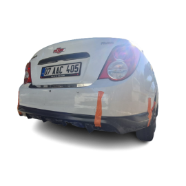 Chevrolet Aveo Sedan (2011-2014) Arka Tampon - Eki (Plastik)